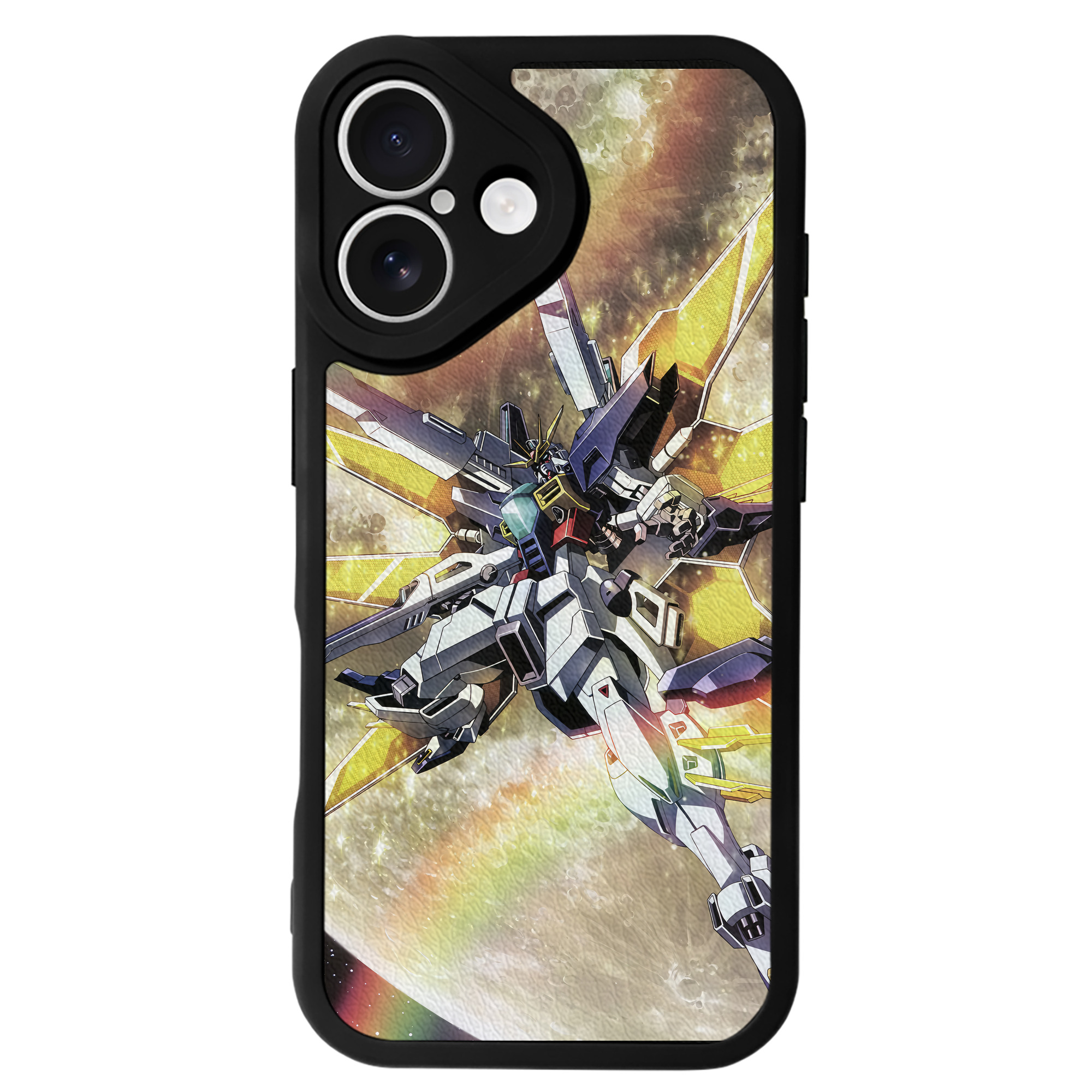 （画像用） 機動戦士ガンダム Mobile Suit Gundam 【iPhone 16シリーズ対応】シリコンスマホケース（レザー調） 材質：シリコン